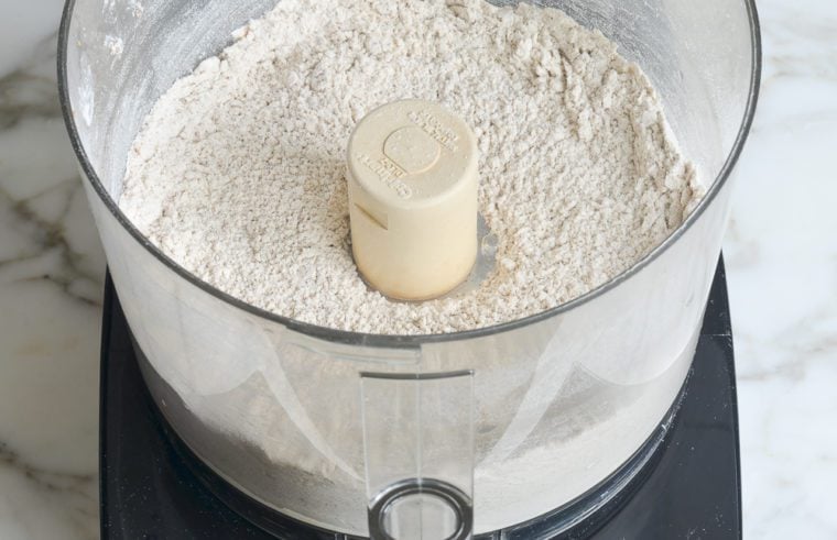 blended dry ingredients 