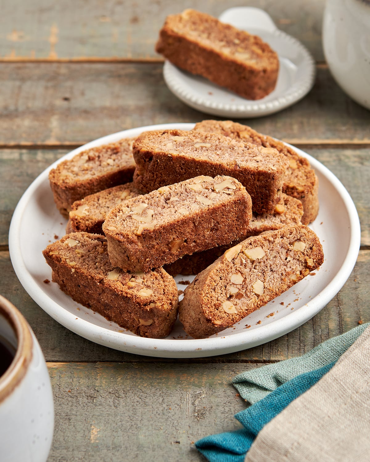 Walnut & Cinnamon Biscotti - Once Upon a Chef