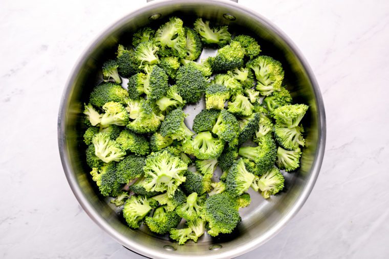 broccoli in pan