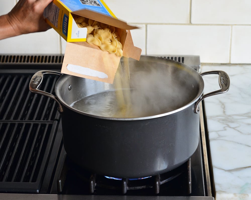 boiling the orecchiette