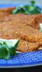 Tortilla Crusted Tilapia - Once Upon a Chef