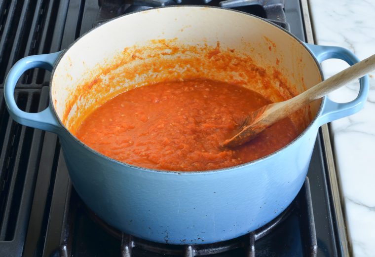 smooth tomato sauce