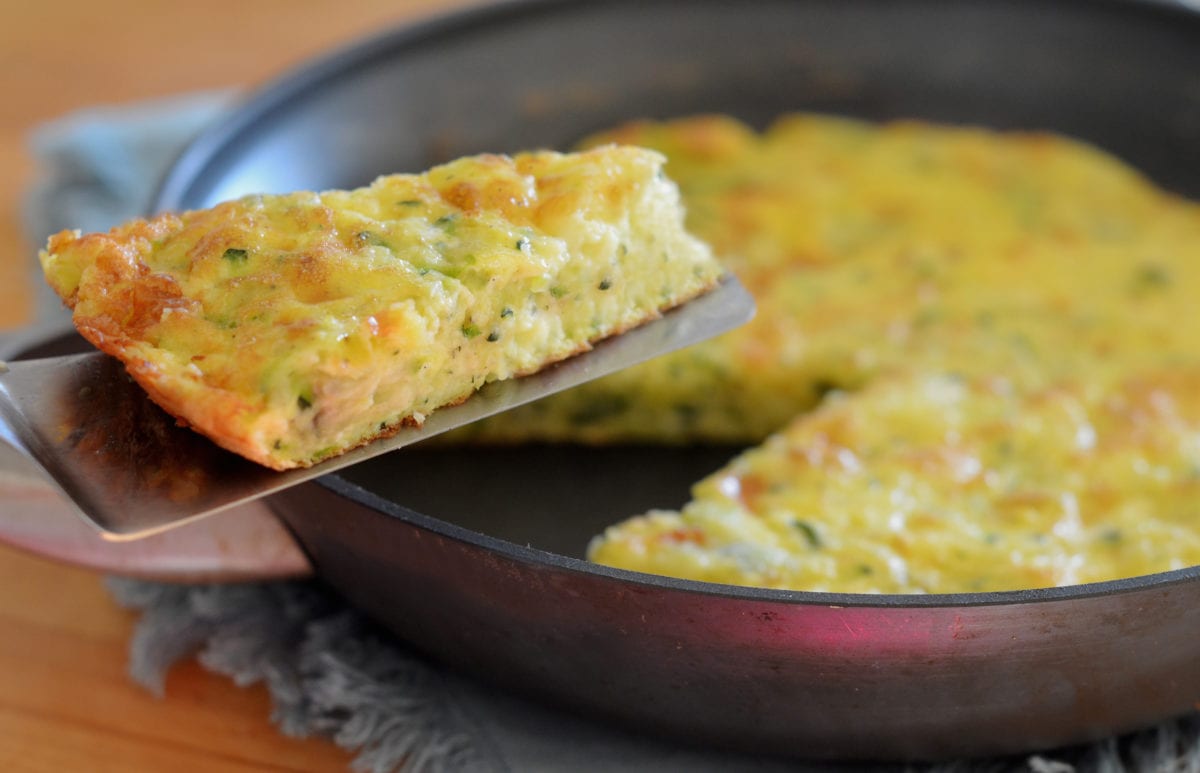 Zucchini and Cheddar Frittata - Once Upon a Chef.