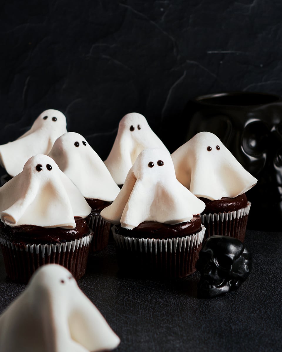 ghost cupcakes
