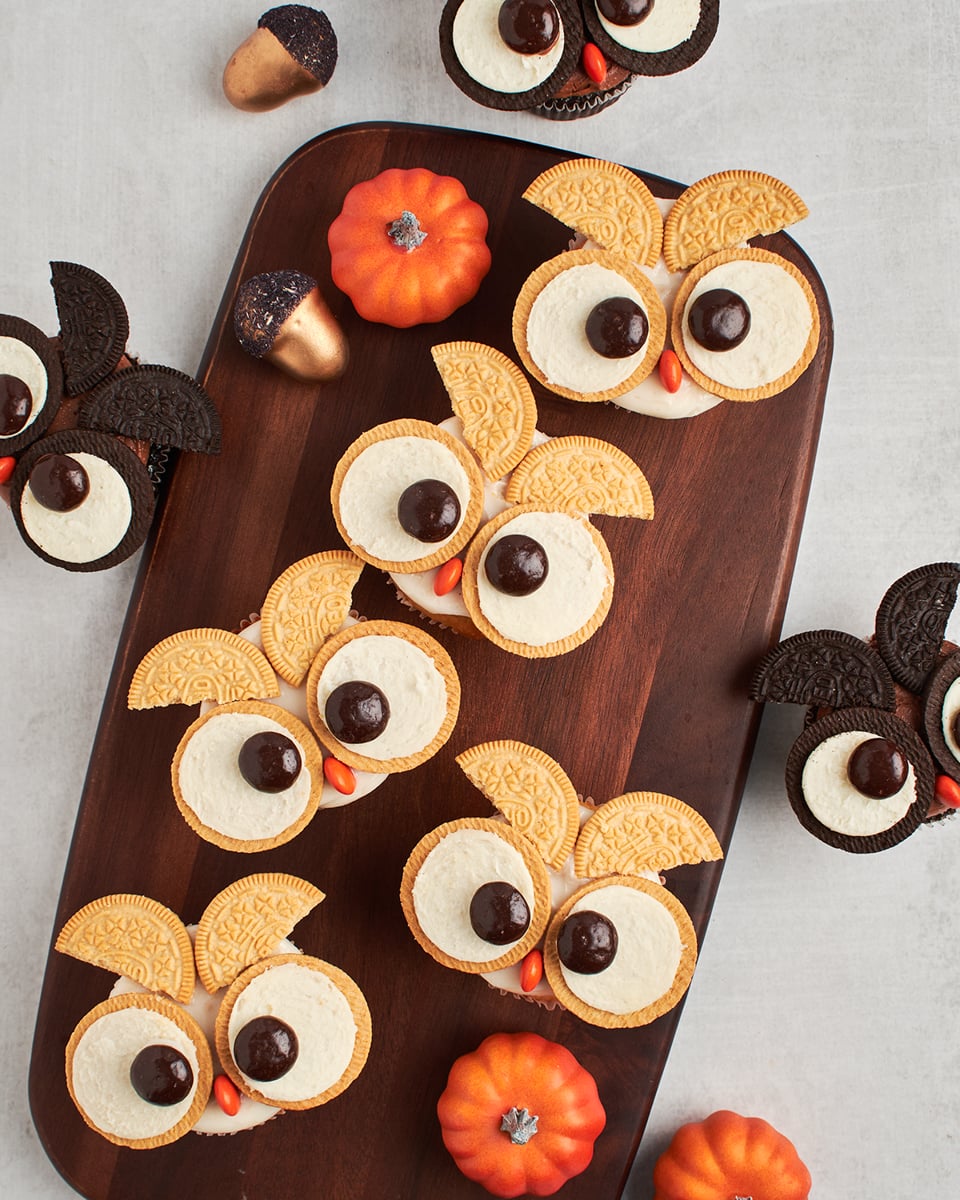 Halloween Owl Cupcakes