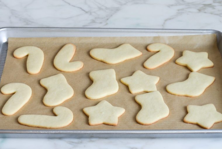 baked cut out sugar cookies