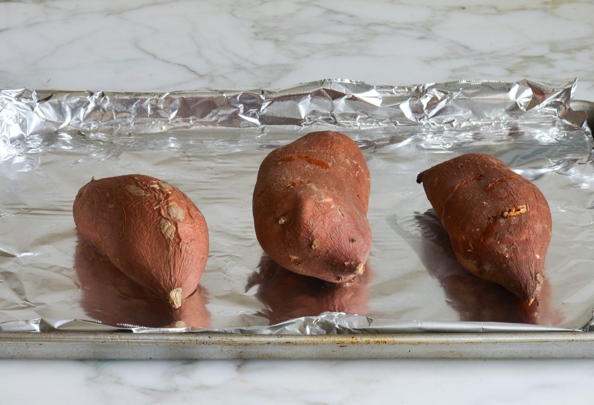 baked sweet potatoes