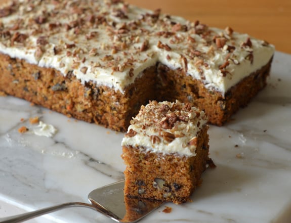 classic carrot cake with cream cheese frosting once upon a chef carrot sheet cake with pineapple