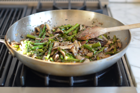 stirring-in-asparagus
