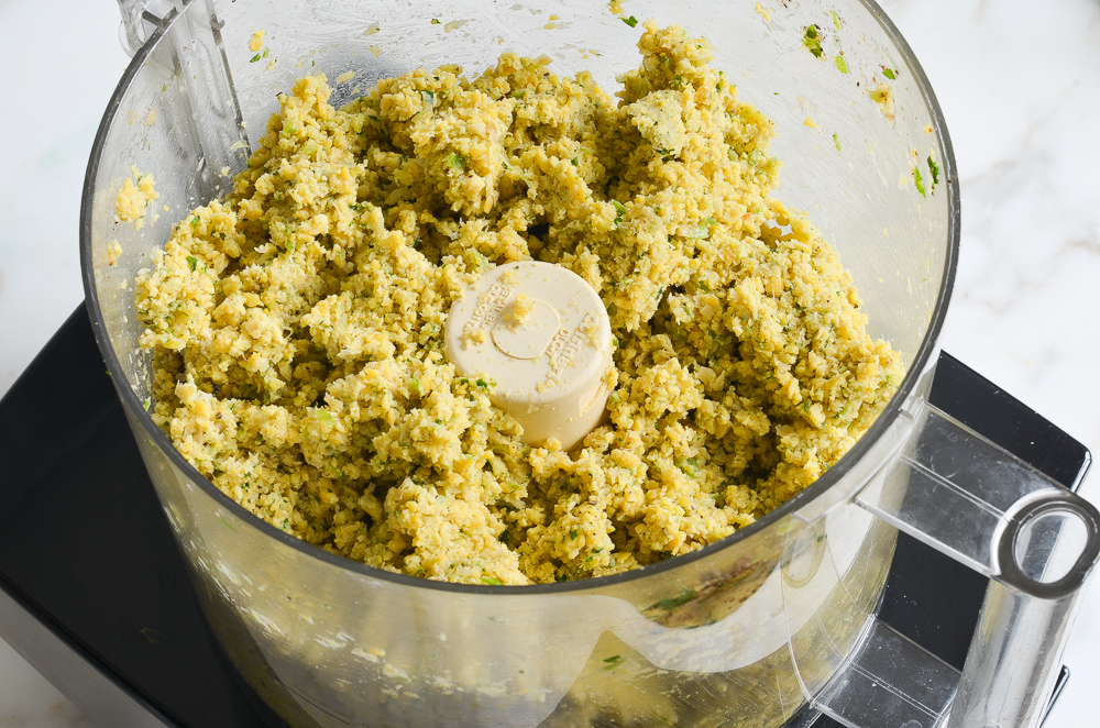 falafel patties ready to pan fry