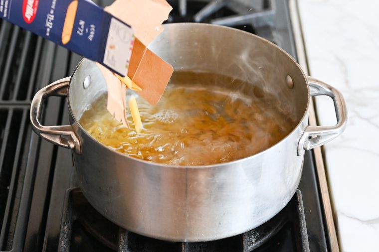 boiling the penne