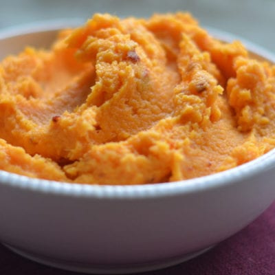 mashed sweet potatoes