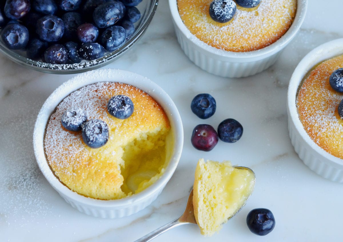 Warm Lemon Pudding Cakes Once Upon A Chef