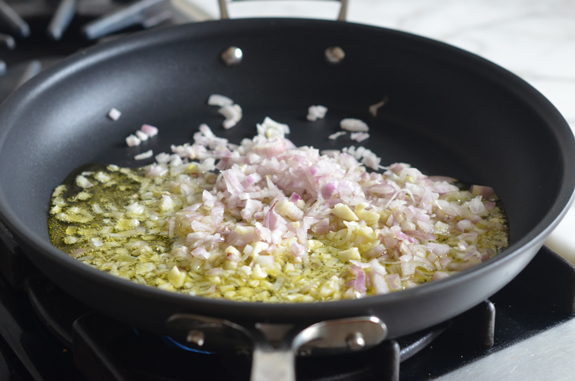 sauteing-shallots-and-garlic