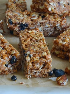 homemade granola bars