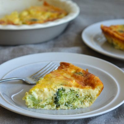 crustless broccoli quiche