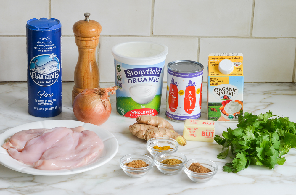 ingredients for chicken tikka masala