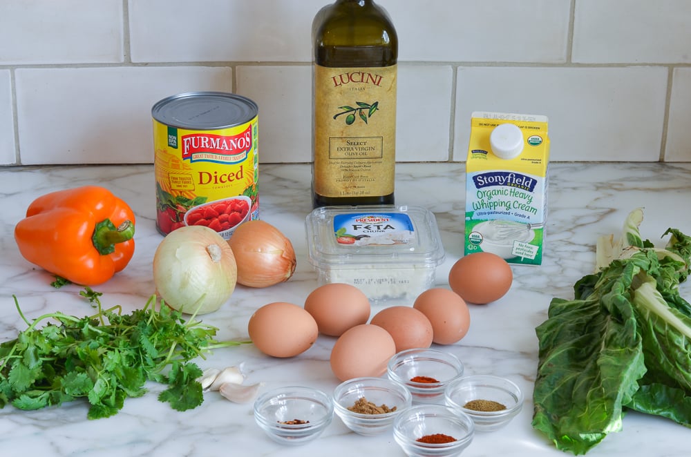 ingredients for shakshuka