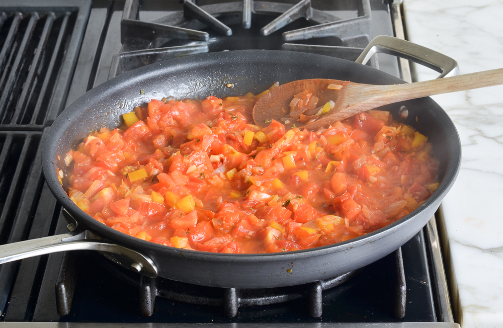 cooked tomatoes ratatouille