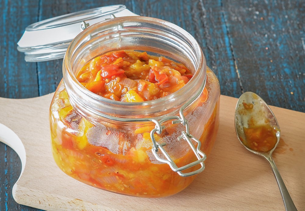 Roasted Tomato Peach Jam - 43