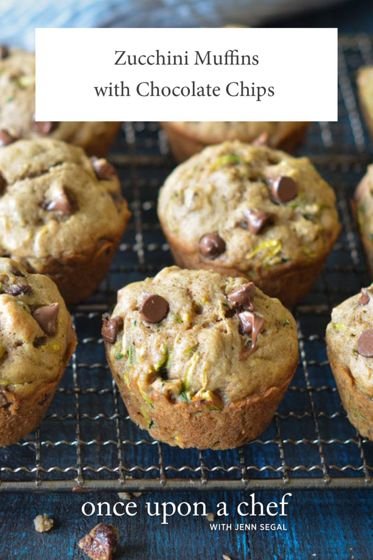 Zucchini Muffins with Chocolate Chips
