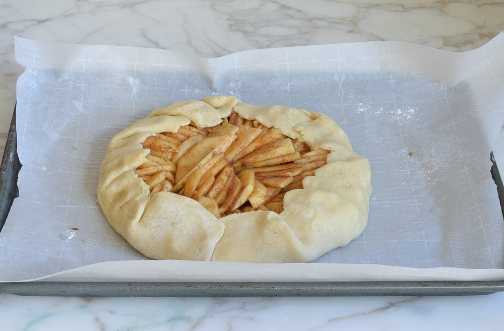 how to make rustic apple tart