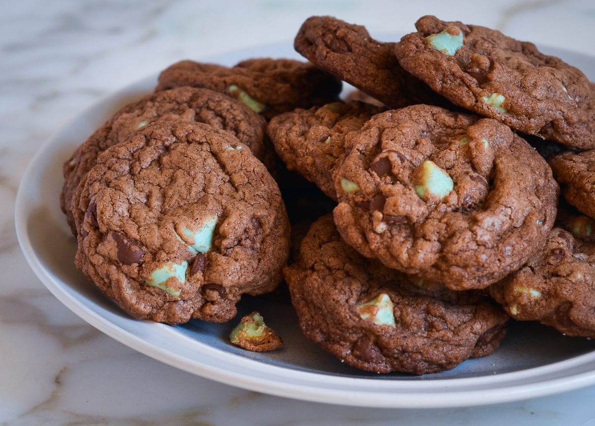 Double Chocolate Mint Cookies - Once Upon a Chef