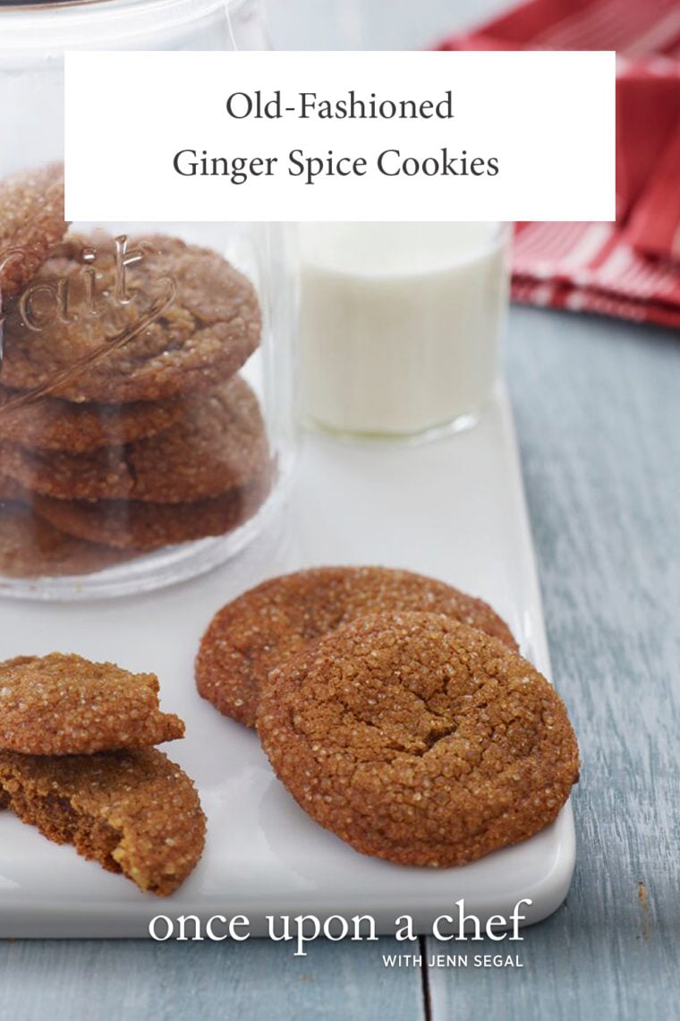 OldFashioned Ginger Spice Cookies Once Upon a Chef