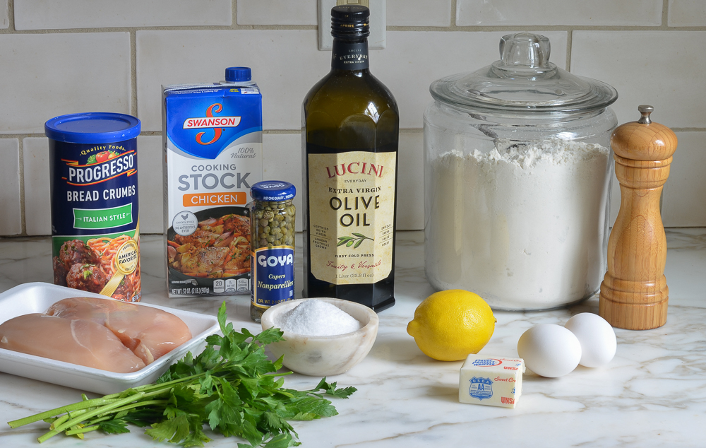 ingredients for chicken piccata