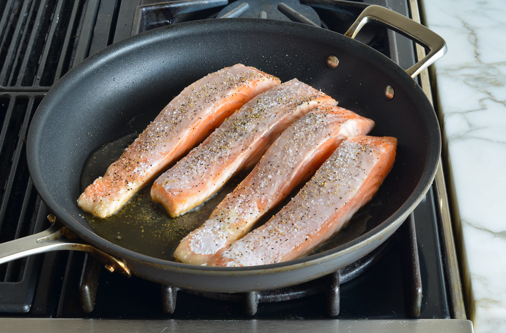 how to make pan-seared salmon