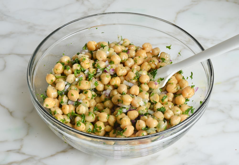 Chickpea & Red Onion Salad Once Upon a Chef