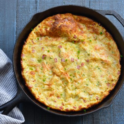 ham and cheese oven-puffed