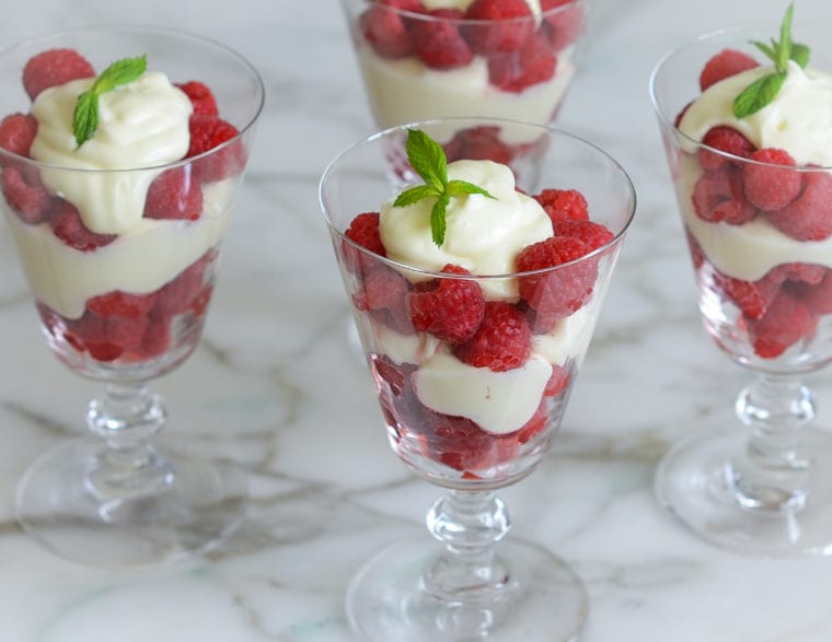 Raspberry & Cream Parfaits