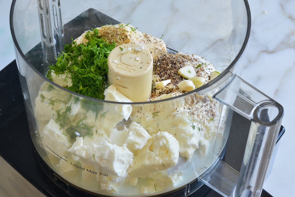 ingredients in food processor