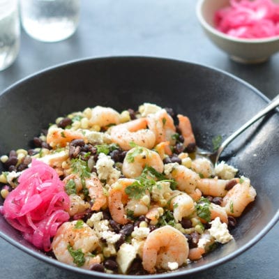 Black Bean Shrimp Salad