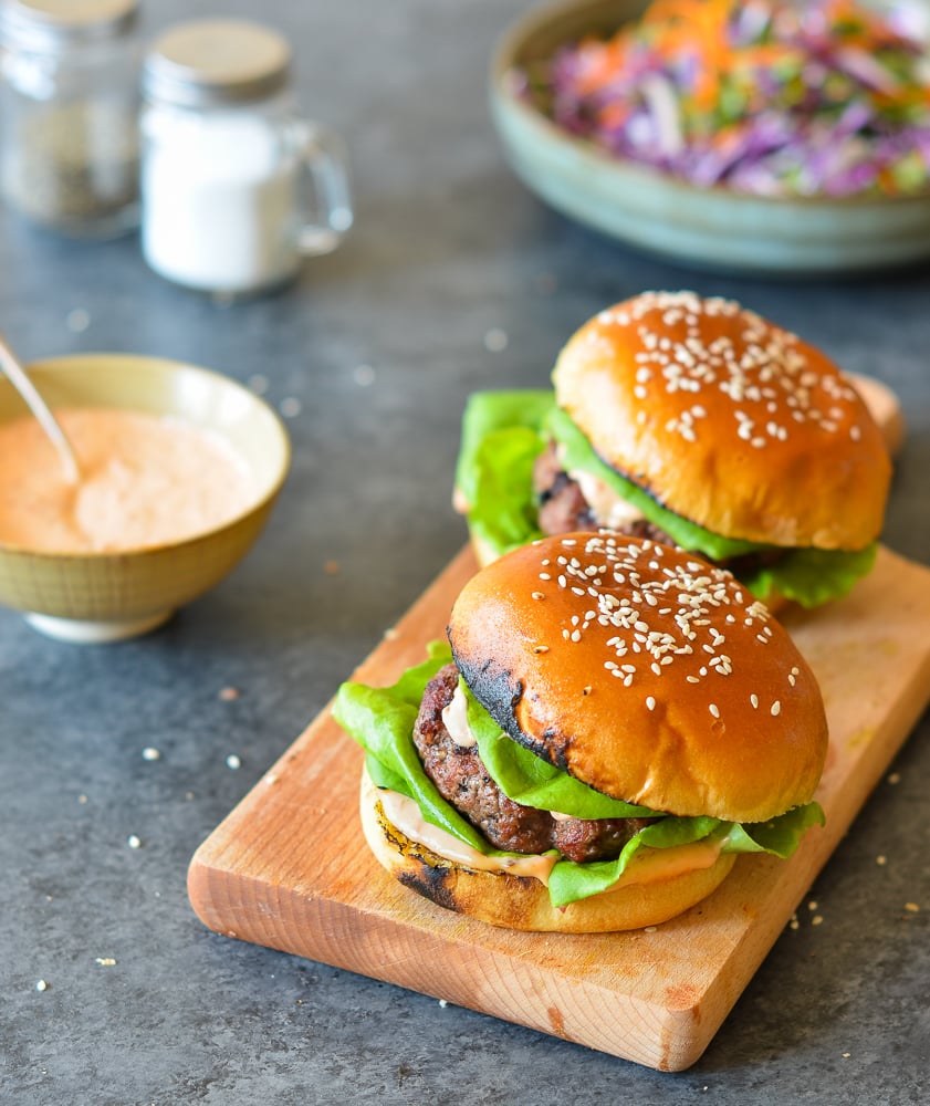 Korean-Style Beef Bulgogi Burgers - Once Upon a Chef