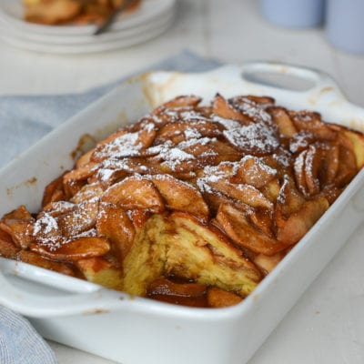 baked apple french toast