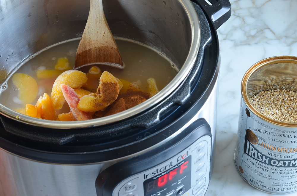 how to make steel-cut oats in the instant pot