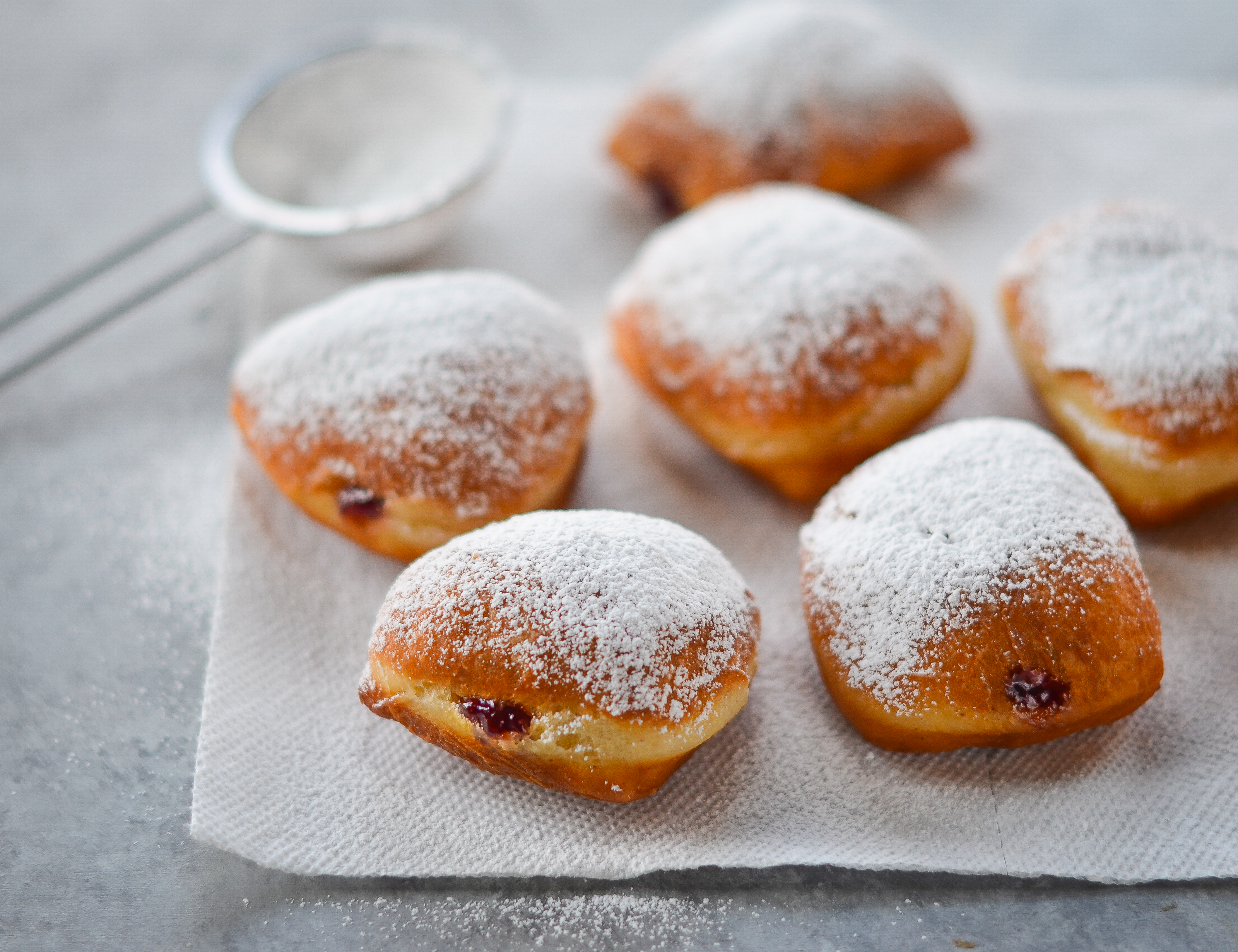 Sufganiyot (Israeli Donuts) - Once Upon a Chef
