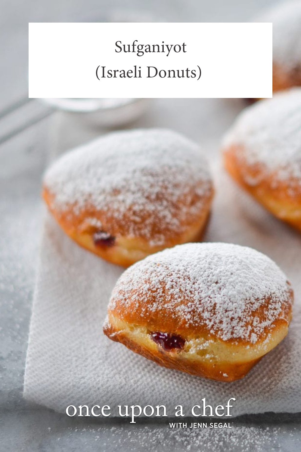 Sufganiyot (Israeli Donuts) Once Upon a Chef