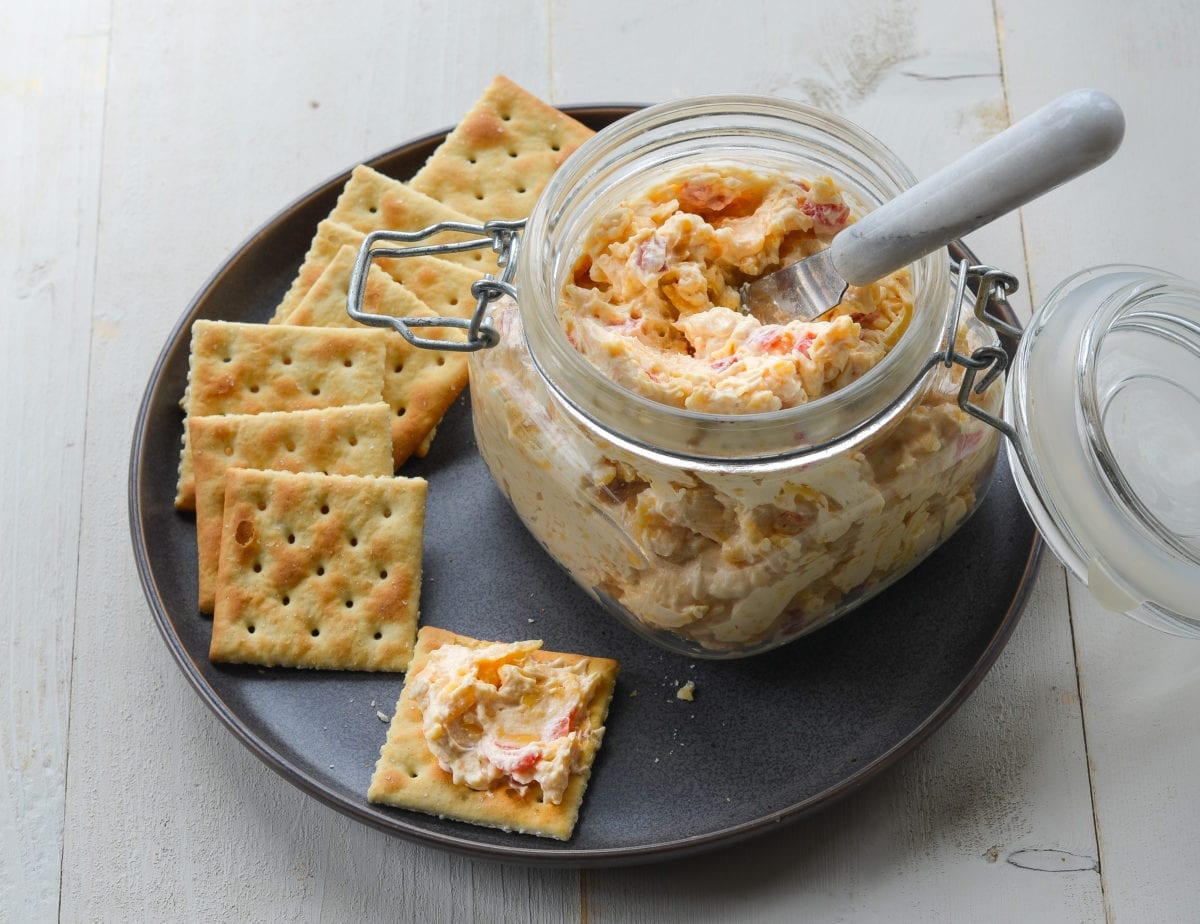 TESTED & PERFECTED RECIPE -- Pimento cheese is a tangy and creamy c...