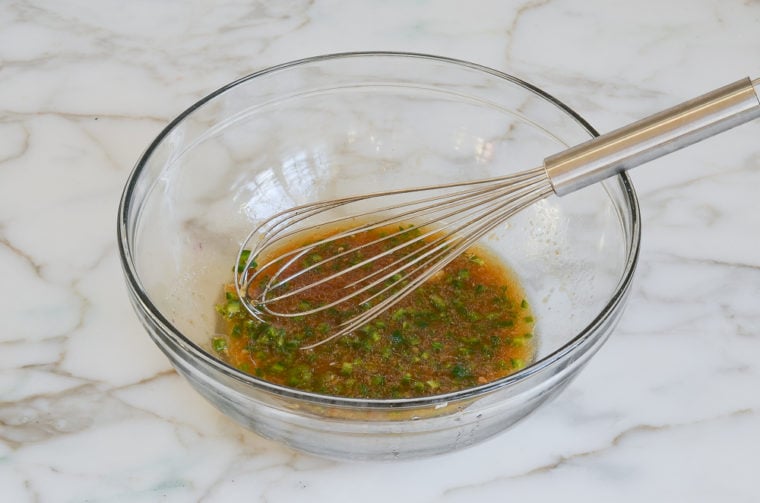 Raw Asparagus Salad with Almonds & GingerSesame Vinaigrette Once