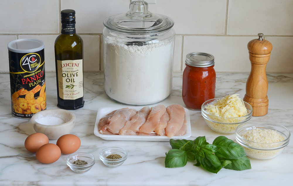 ingredients for chicken parmesan
