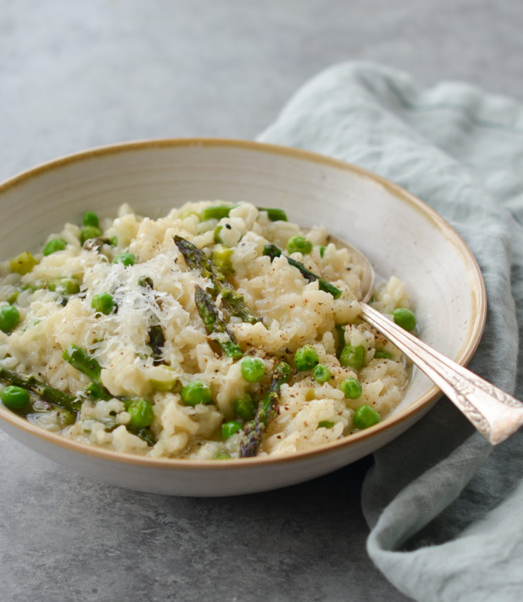 Spring Risotto with Asparagus and Peas