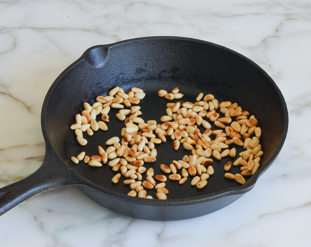 toasted pine nuts