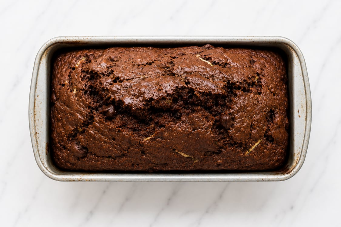 baked chocolate zucchini bread 