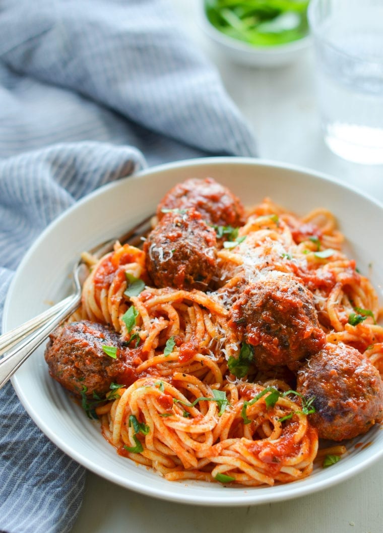 Easy Spaghetti And Meatball Recipe Once Upon A Chef