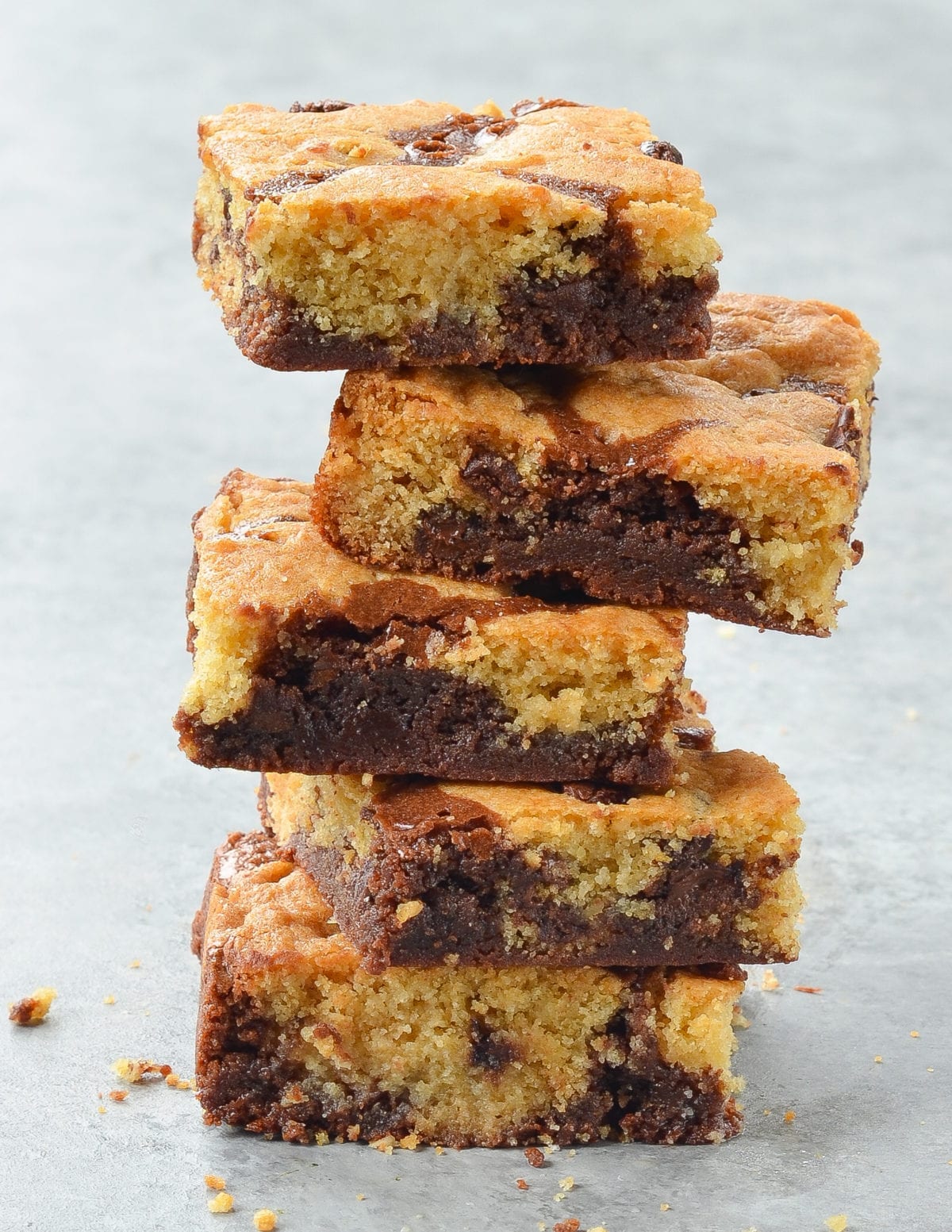 Brookies (Brownie and Chocolate Chip Cookie Bars) - Once Upon a Chef
