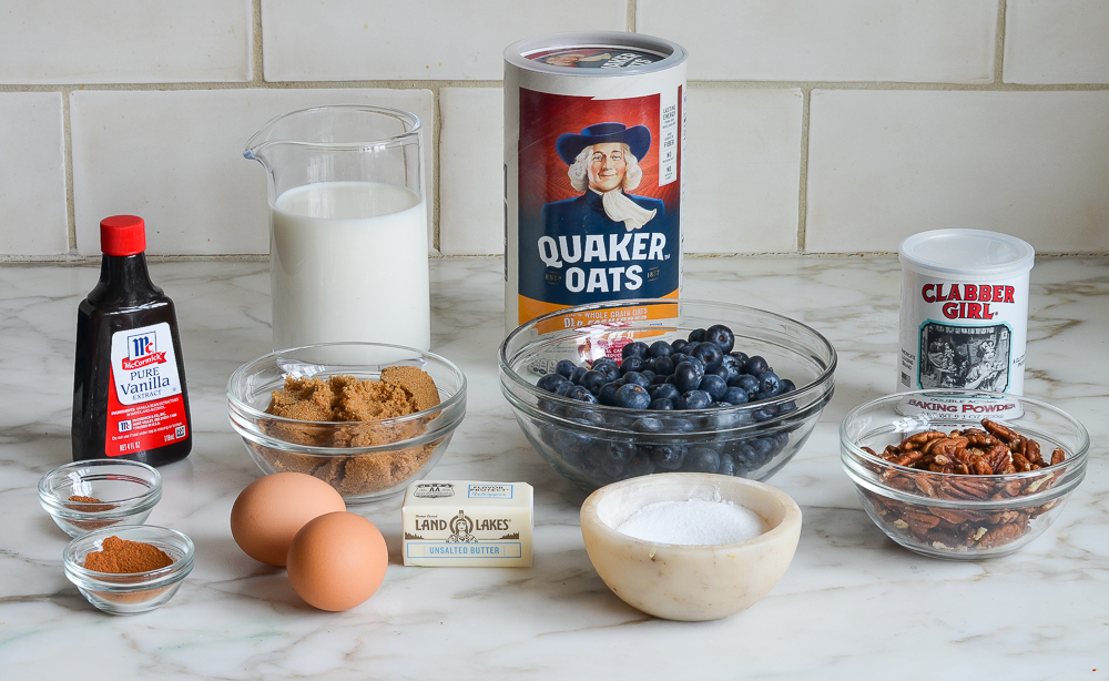 blueberry baked oatmeal ingredients