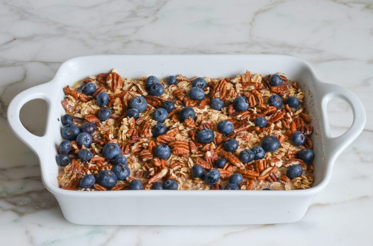 Blueberry Baked Oatmeal Once Upon a Chef
